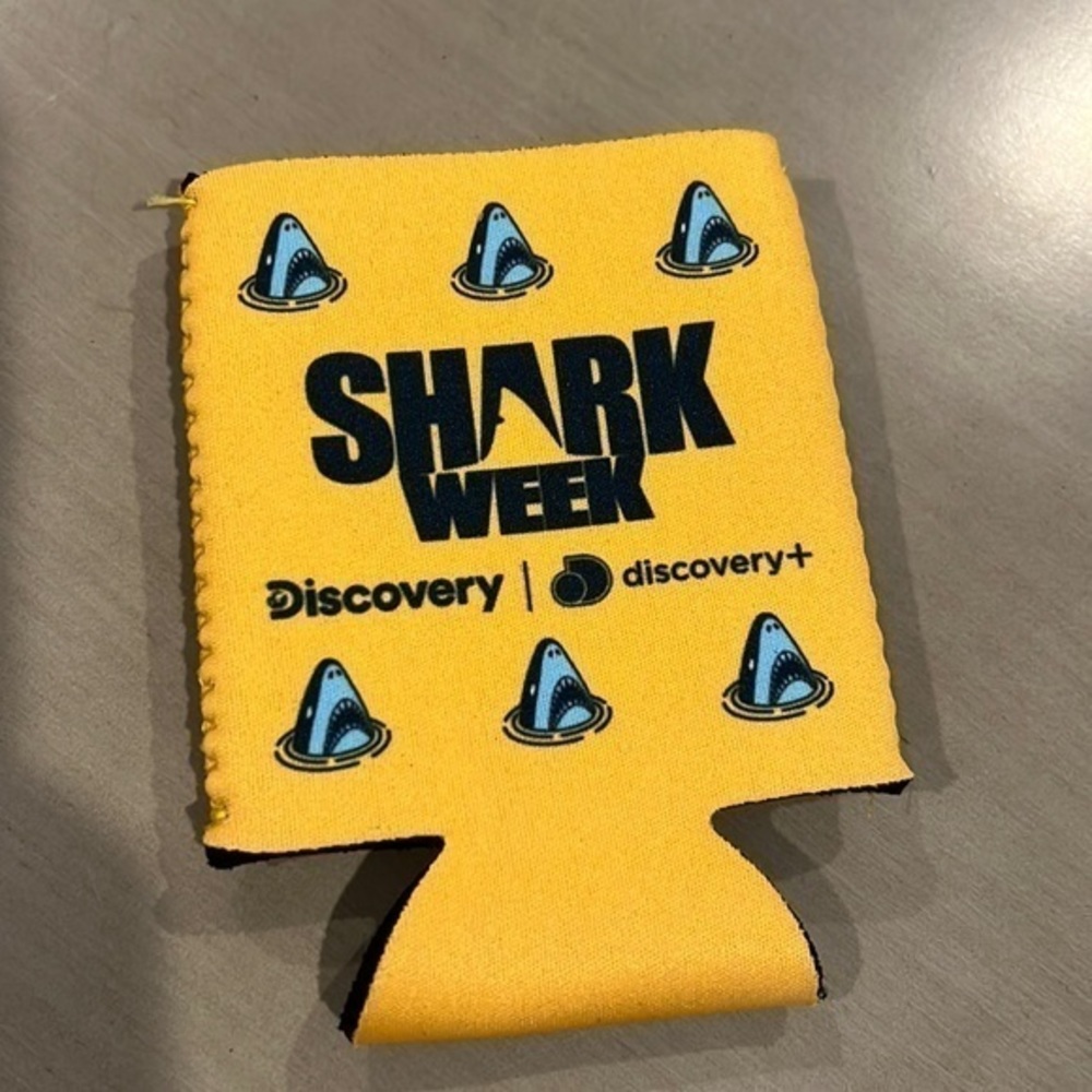 Shark week discovery koozie, brand new!